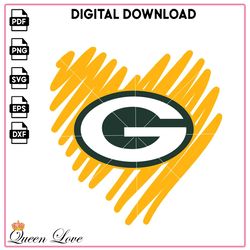 NFL SVG, football Vector, NFL SVG, Sport PNG, Green Bay Packers gear SVG, Packers Vector.