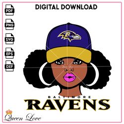 Girl Baltimore Ravens PNG, football Vector, NFL SVG, news PNG, Sport PNG, Ravens gear SVG.