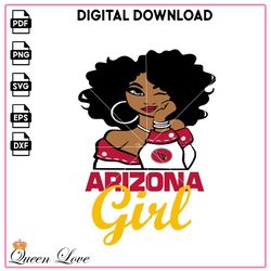 Arizona Girl SVG, Arizona SVG, Sport SVG, NFL SVG, football Vector, Sport PNG, football Vector, Clipart