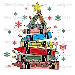 Crayon Christmas Tree, Christmas Kid png, Merry Christmas png