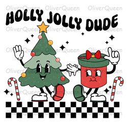 Holly Jolly Dude, Christmas Kid png, Merry Christmas png