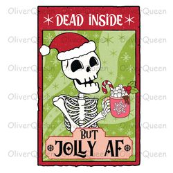 Tarot Skeleton, Christmas Skeleton png, Merry Christmas png