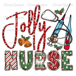 Jolly Nurse, Christmas PNG, Christmas PNG Sublimation