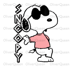 Peanuts Cool Snoopy In Pink 5, Christmas PNG, Christmas PNG Sublimation