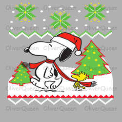 Peanuts Santa Snoopy, Christmas PNG, Christmas PNG Sublimation