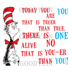 Today You Are You Svg, Dr Seuss Svg, Cat In The Hat Svg, Dr Seuss Gifts, Dr Seuss Shirt, Thing 1 Thing 2 Svg