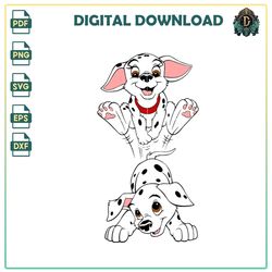 Disney's 101 Dalmatians: Pongo, Perdita, Roger, Anita's Journey Through Adversity PNG Edition