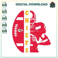 NFL SVG, football Vector, NFL SVG, Sport PNG, Kansas City Chiefs logo PNG, Chiefs Vector.