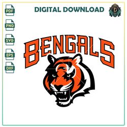 Bengals NFL SVG, football Vector, NFL SVG, Cincinnati Bengals tickets Vector, Sport PNG.