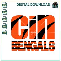 Cincinnati Bengals PNG, NFL SVG, football Vector, Bengals logo PNG, Sport PNG, NFL SVG.