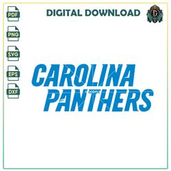 Panthers NFL SVG, football Vector, Sport PNG, NFL SVG, Carolina Panthers news PNG.