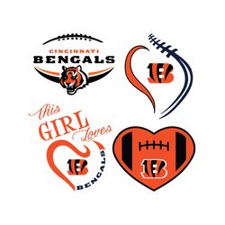 Cincinnati Bengals Svg Bundle, Bengals Svg, Sport Svg, Bengals Logo Svg, Football Svg, NFL Logo Svg, Super Bowl Svg, Ben