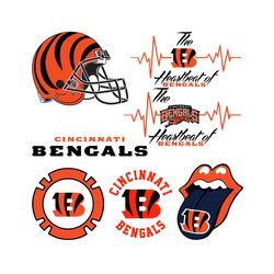 Cincinnati Bengals Svg Bundle, Sport Svg, Bengals Svg, Bengals Logo Svg, Football Svg, NFL Logo Svg, Super Bowl Svg, Ben