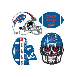Buffalo Bills SVG Bundle, Bills Logo SVG, Sport SVG, Bills Helmet SVG, Bills Player SVG, Rugby SVG, NFL SVG, Football SV