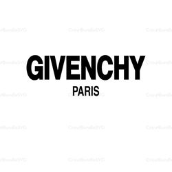 Givenchy Paris Logo SVG, Givenchy Logo SVG, Givenchy SVG, Paris SVG, Fashion Logo SVG, Brand Logo SVG