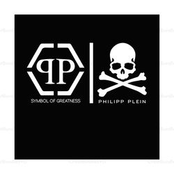 Philip Plein White Logo SVG, Philipp Plein SVG, Symbol Of Greatness Logo SVG, Logo SVG, Fashion Logo SVG, Brand Logo SVG