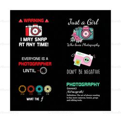 just a girl love photography svg, photography definition svg, photography quotes svg, designs photography svg bundle, ph