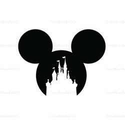 Mickey Mouse Head SVG, Magic Mouse SVG, Magic Kingdom SVG, Disney SVG, Disney Characters SVG, Cartoon, Movie Silhouette