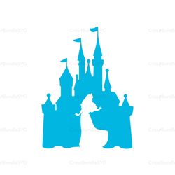 Disney Princess Magic Castle SVG, Snow White Princess SVG, Disney SVG, Disney Characters SVG, Cartoon, Movie Silhouette