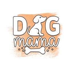 Dog Mama Digital PNG File