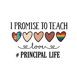 Autism I Promise To Teach Love Principal Life PNG