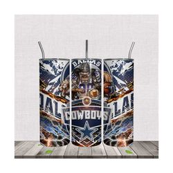 NFL Tumbler Dallas Cowboys Team Design Idea PNG