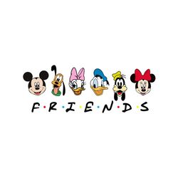 Disney Cartoon Mickey and Friends SVG