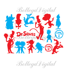 Dr Seuss Bundle Set Svg, Dr Seuss Svg, Dr Seuss Bundle Svg, Cat In The Hat Svg, Dr Seuss Gifts, Dr Seuss Shirt
