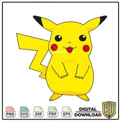 Anime Pocket Monster Pikachu Pokemon SVG