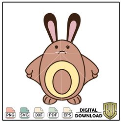 Normaltype Pokemon Sentret Anime SVG