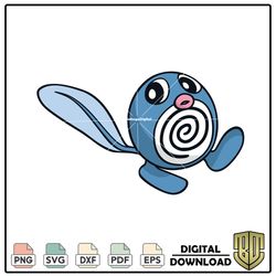 Pokiwag Kasumi Anime Blue Pokemon SVG