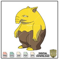 Anime Pokemon Yellow Drowzee The Keeper SVG