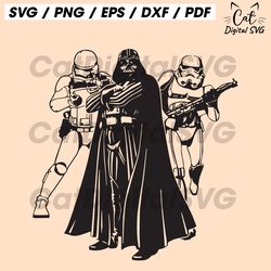 Darth Vader Silhouette Svg Layered Item, DarthVader Clipart, Cricut, Digital Vector Cut File, Svg, Png, Dxf, Eps, Files