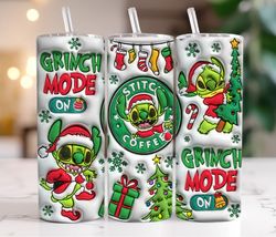 3D Inflated Christmas Coffee Tumbler, Puffy Christmas, Cartoon Christmas Png, 20oz Tumbler Wrap, Christmas Vibes