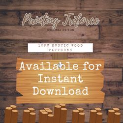Wood Pattern Design 10 pack Digital Download Bundle