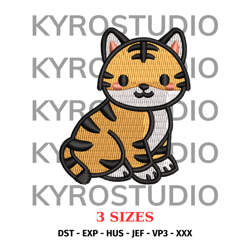 Cute Animal Embroidery Design, Anime Embroidery Design, Chibi Embroidery Design, Cute Embroidery Design P34