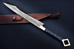 custom handmade Damascus steel Viking sword hand forged sword custom sword personalized sword art sword hand croft