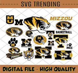 18 Files Missouri Tigers, Missouri Tigers svg, NCAA Sports svg, football svg, NCAA Team Svg Png