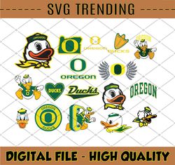 17 Files Oregon Ducks, Oregon Ducks svg, NCAA Sports svg, football svg, NCAA Team Svg Png