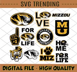 12 Files Missouri Tigers Football svg, football svg, NCAA Sports svg, football svg, NCAA Team Svg Png