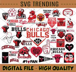 37 Files Chicago Bulls svg, Chicago svg, Bulls svg, NBA svg, NBA svg, Basketball Clipart, Svg For Silhouette, clipart