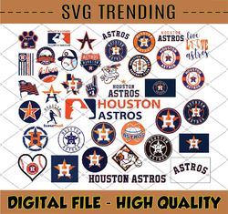 40 Files Houston Astros svg bundle, houston astros clipart, houston svg, astros svg, vector, cricut, Cut file, MLB svg