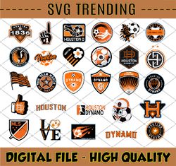 28 Files MLS Logo Houston Dynamo, Houston Dynamo svg, Vector Houston Dynamo, Clipart Houston Dynamo, Football Kit Housto