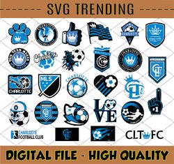 27 Files MLS Logo Charlotte FC, Charlotte FC svg, Vector Charlotte FC, Clipart Charlotte FC, Football Kit Charlotte FC,