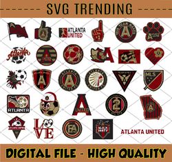 28 Files MLS Logo Atlanta United, Atlanta United svg, Vector Atlanta United, Clipart Atlanta United, Football Kit, svg,