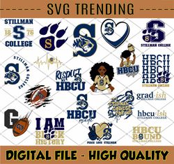 20 Files Stillman College Svg, HBCU Teams svg, HBCU Football Svg, Sport Bundle Svg