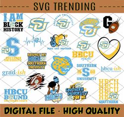 20 Files Southern University Svg, HBCU Teams svg, HBCU Football Svg, Sport Bundle Svg
