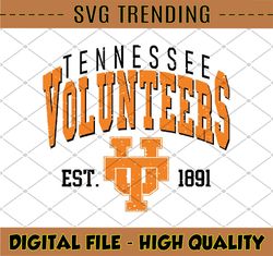 Vintage 90's Tennessee Volunteers Svg, Tennessee Svg , Vintage Style University Of Tennessee Png Svg dxf NCAA Svg, NCAA