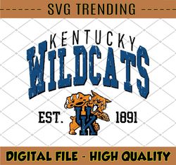 Vintage 90's Kentucky Wildcats Svg, Kentucky Svg , Vintage Style University Of Kentucky Png Svg dxf NCAA Svg, NCAA Sport