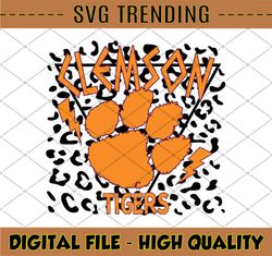 Tiger Svg- Football Svg- Instant Download- Png Svg dxf NCAA Svg, NCAA Sport Svg, Digital Download- Football PNG